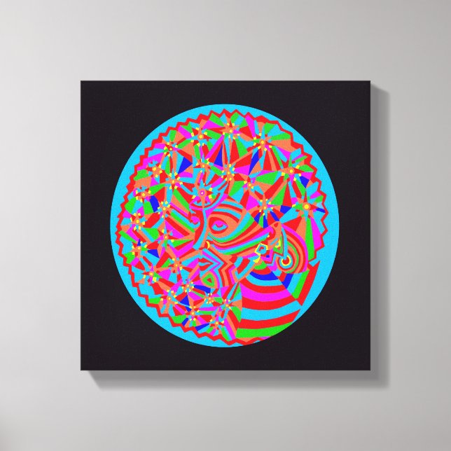 Impressão Em Tela Trança Mágica (Frente)