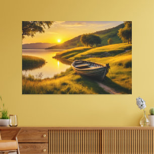 Impressão Em Tela Tranquil Manning Sunrise