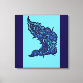 Impressão Em Tela Tranquil Oasis