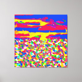 Impressão Em Tela Transcendência Abstrata