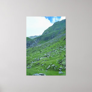 Impressão Em Tela Transfagarasan Encosta Alpina – Fotografia Romênia