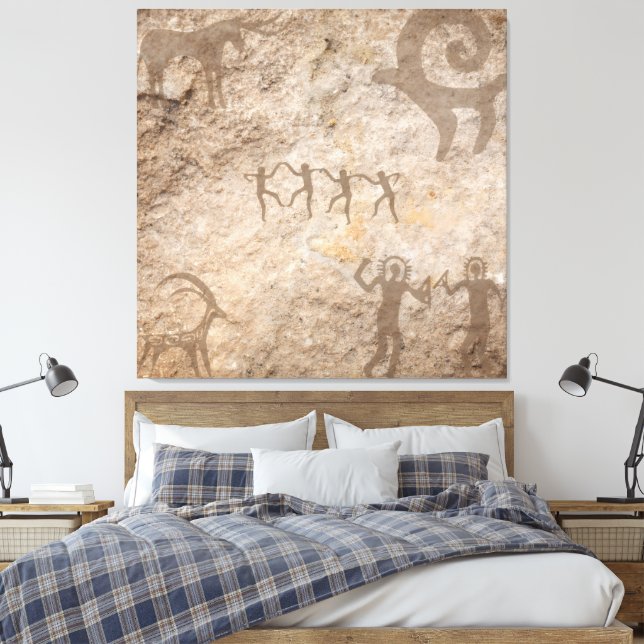 Impressão Em Tela Transform Your Walls Into a Sacred Story Southwest (Insitu(Quarto))