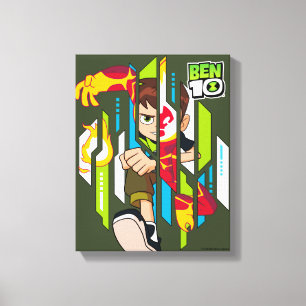Impressão Em Tela Transformação de ADN do heatblast de Ben 10