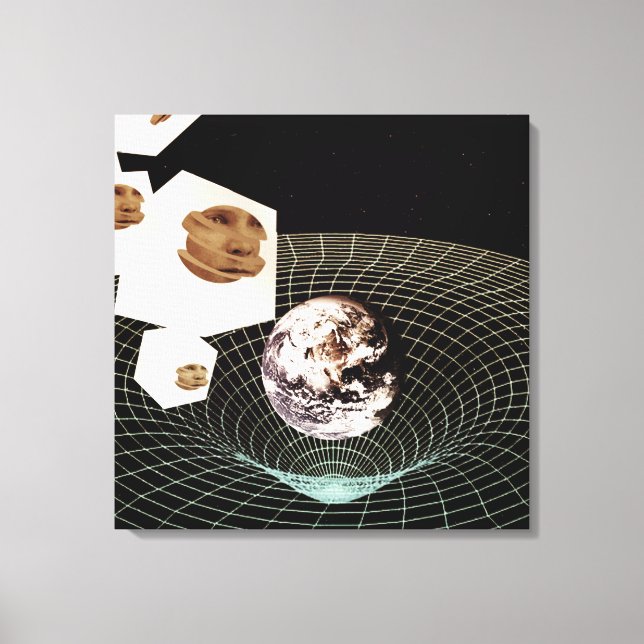 Impressão Em Tela Transição para outra dimensão (Frente)