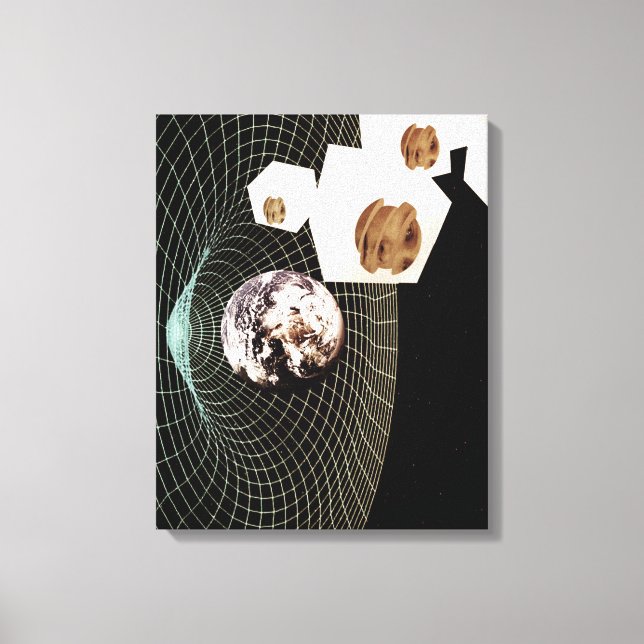 Impressão Em Tela Transição para outra dimensão (Frente)