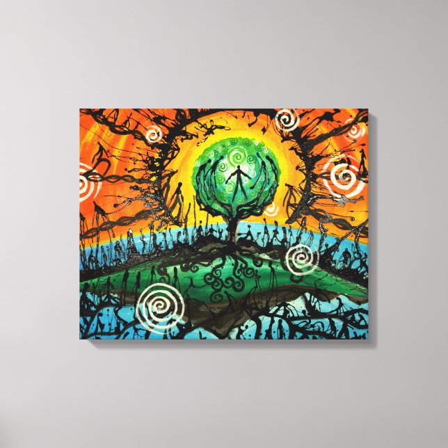 Impressão Em Tela Transmigração Da Alma (Canvas) (Frente)