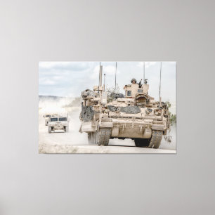 Impressão Em Tela TRANSPORTADOR DE PESSOAL ARMOVERMADO - M2 Bradley 