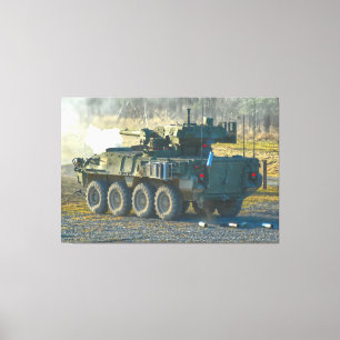 Impressão Em Tela TRANSPORTADOR DE PESSOAL ARMOVERMADO - Stryker 40x