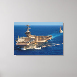 Impressão Em Tela TRANSPORTADORA AERONÁUTICA DOS EUA - CVN-71 24x36