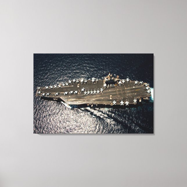 Impressão Em Tela TRANSPORTADORA AERONÁUTICA DOS EUA - CVN-72 24x36 (Frente)