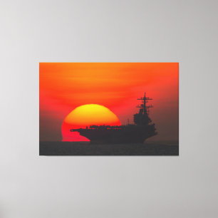 Impressão Em Tela TRANSPORTADORA AERONÁUTICA DOS EUA - CVN-77 40x60