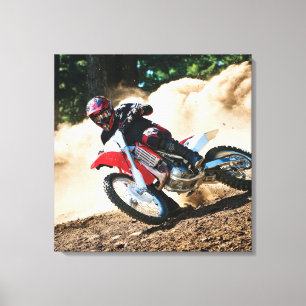 Impressão Em Tela Travesseira de motocross