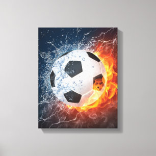 Impressão Em Tela Travesseiro decorativo de futebol/futebol