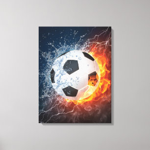 Impressão Em Tela Travesseiro decorativo de futebol/futebol
