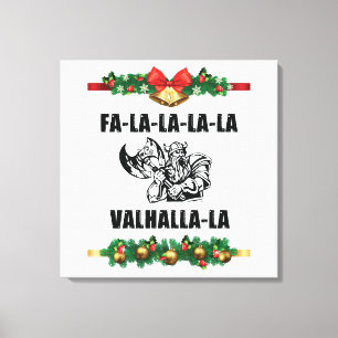 Impressão Em Tela Travesseiro decorativo de Natal Valhalla