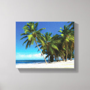 Impressão Em Tela Travesseiro decorativo de praia exótico
