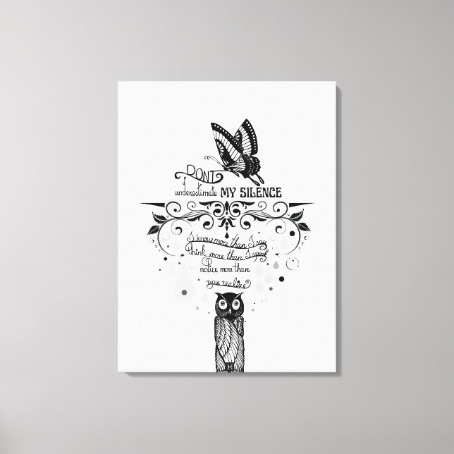 Impressão Em Tela Trecho de tinta da liberdade de Empath (Frente)