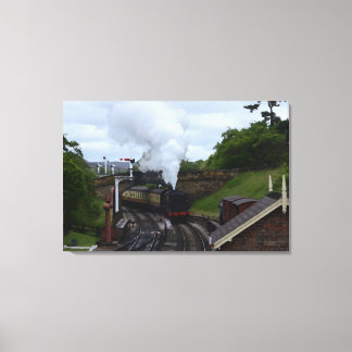 Impressão Em Tela Trem a Vapor em Yorkshire