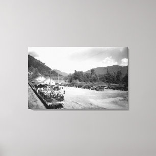 Impressão Em Tela Trem do turista do projeto de Skagit