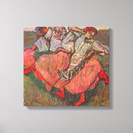 Impressão Em Tela Três dançarinos russos por Edgar Degas