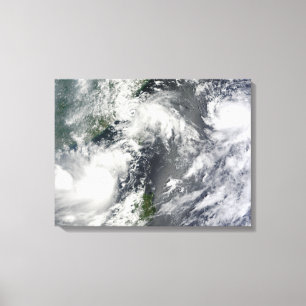 Impressão Em Tela Três tempestades fortes