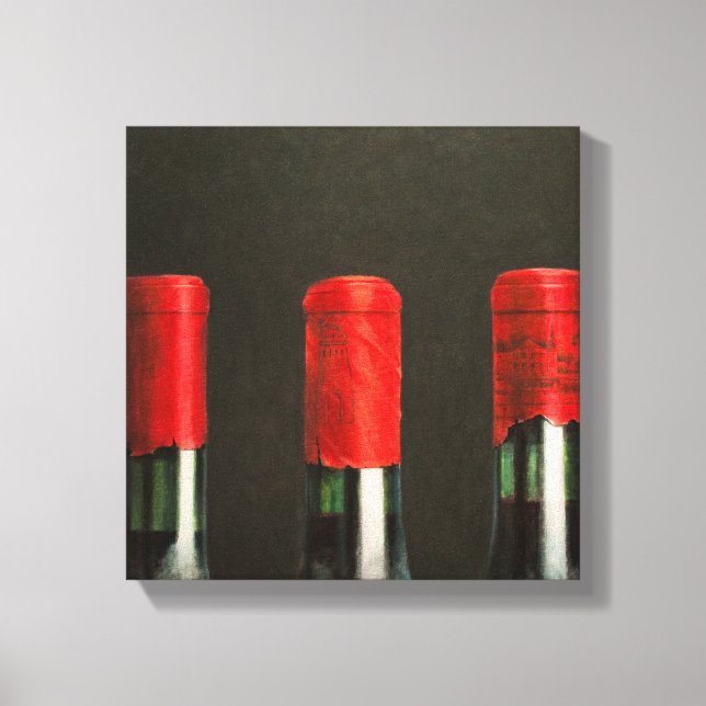 Impressão Em Tela Três Vinhos 2010 (Frente)