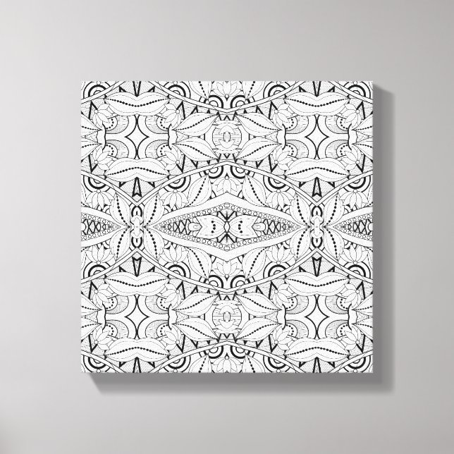 Impressão Em Tela Tribal Design 6 inspirado (Frente)