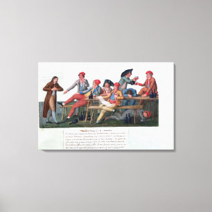 Impressão Em Tela Tribunal da prisão de 2 & 3 de setembro de 1792