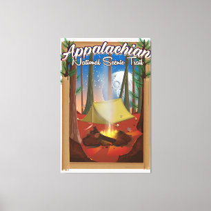 Impressão Em Tela Trilha Cênica Nacional Appalachian