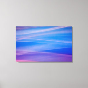 Impressão Em Tela Trilhas de cores abstratas de pintura leve