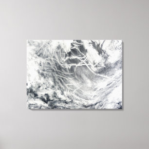 Impressão Em Tela Trilhas do navio no Oceano Pacífico