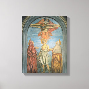 Impressão Em Tela Trindade santamente com St Jerome (fresco)