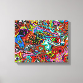 Impressão Em Tela Trippy Wall Art