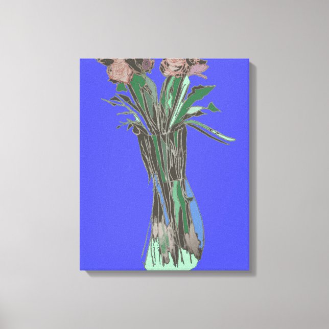 Impressão Em Tela Triptych Wall Art ImperfeitoFlowers Ainda Bloqueia (Frente)