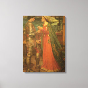 Impressão Em Tela Tristan e Isolde pelo Waterhouse, belas artes do
