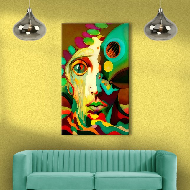 Impressão Em Tela Tristeza (Criador carregado)