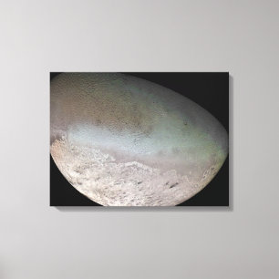 Impressão Em Tela Triton, a lua a maior do planeta Netuno