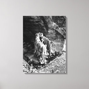 Impressão Em Tela Tritons regando os cavalos do sol