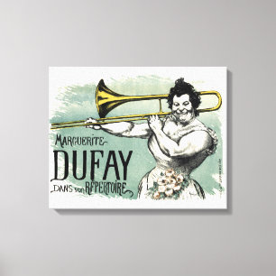 Impressão Em Tela Trombone Vintage Marguerite Dufay