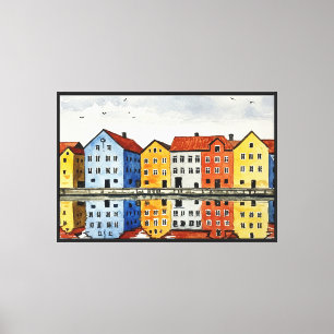 Impressão Em Tela Trondheim