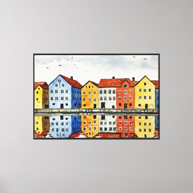 Impressão Em Tela Trondheim (Frente)