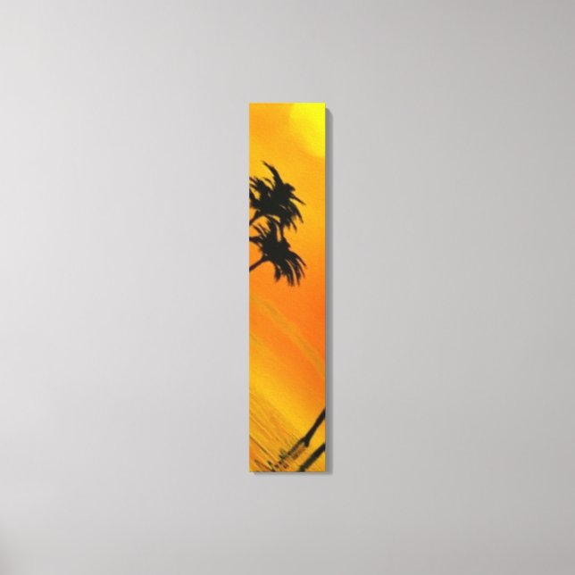 Impressão Em Tela Tropical Sunset 3-4 (Frente)