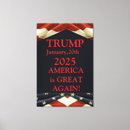 IMPRESSÃO EM TELA TRUMP 2025