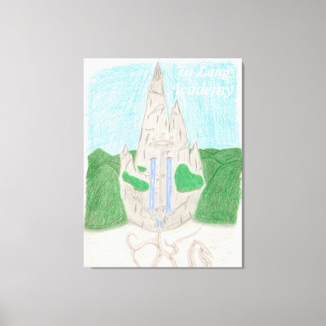 Impressão Em Tela Tu Long Academy (com nome_inglês) (Frente)