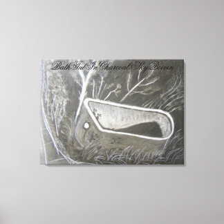 Impressão Em Tela Tubo de banho com carvão vegetal