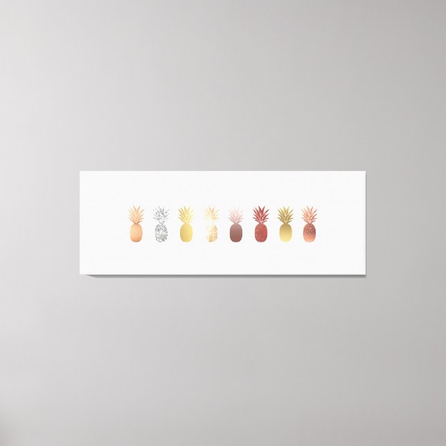 Impressão Em Tela Tudo Abacaxi (Frente)