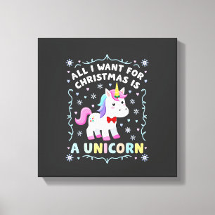 Impressão Em Tela Tudo Que Eu Quero Para O Natal É Uma Camisola Feia