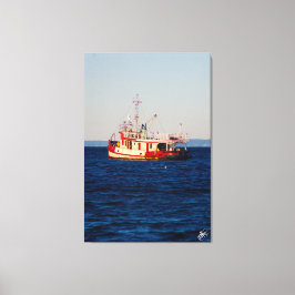 Impressão Em Tela Tug Boat na Baía de Motim #2