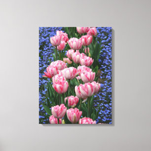 Impressão Em Tela Tulipas Rosa-canvas
