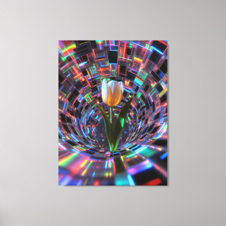 Impressão Em Tela Tulpe in prismatischem Vortex Tunnel